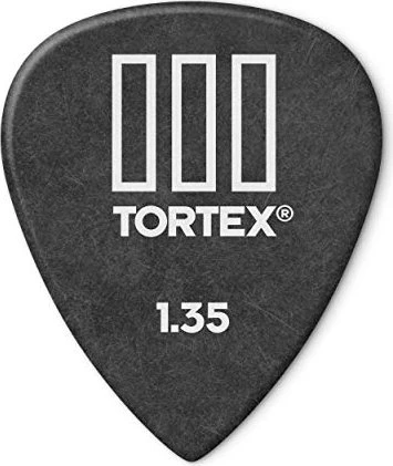 Dunlop Tortex TIII Pick, 1.35mm, 12-Pack