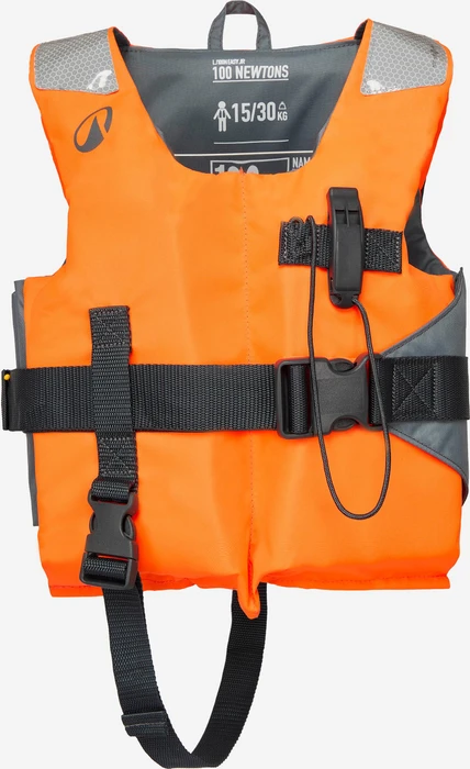 Tribord Rettung Schwimmweste 15-40kg orange/grau (Junior)