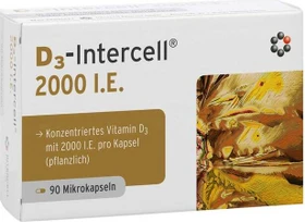 Intercell D3-Intercell 2.000 I.E. Kapseln, 90 Stück