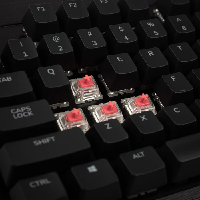Mountain Everest Core Midnight Black, TKL, LEDs RGB, Gunmetal Gray, MX SILENT RGB RED, USB, US