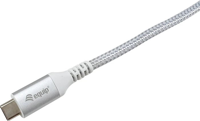 Equip USB-C Verlängerung, USB 3.1, 10Gb/s, USB-C 3.1 [Stecker] auf USB-C 3.1 [Buchse], Verlängerungskabel C/C, 0.5m, weiß