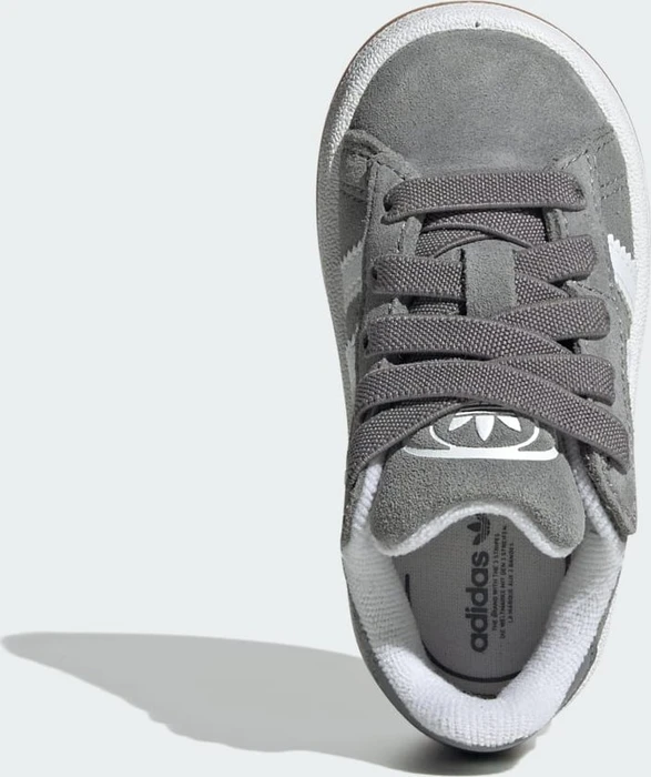 adidas Campus 00s Comfort Closure Elastic Lace grey three/cloud white/gum (Junior)