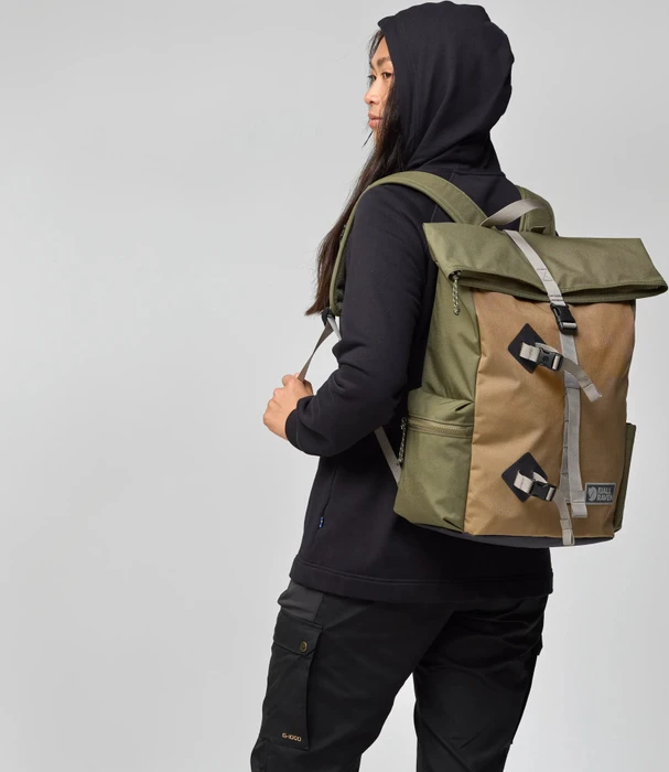 Fjällräven Vardag Foldsack 25 green/clay
