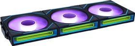Lian Li Uni Fan SL-Infinity SL-INF120 ARGB Wireless Reverse Blade, schwarz, LED-Steuerung, 120mm, 3er-Pack