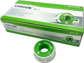 BSN medical Leukosilk Fixierpflaster, 1.25cm x 5m, 24 Stück