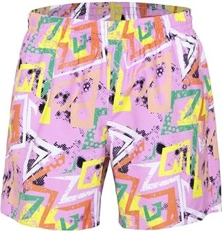 Chiemsee Retro-Allover-Design Badeshorts orchid (Herren)
