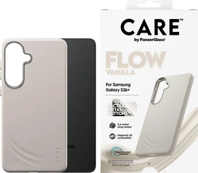 PanzerGlass Care Flow Case Vanilla w. Qi für Samsung Galaxy S26+