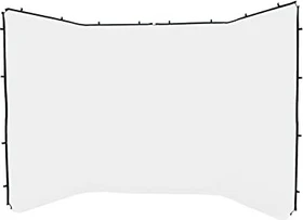 Lastolite Panorama Hintergrund Überzug weiß 4m