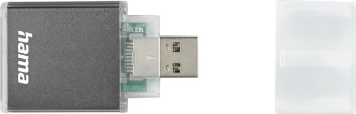 Hama Single-Slot-Cardreader, USB-A 3.0 [Stecker]