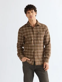 Wrangler Regular 1 Pocket Hemd langarm kangaroo (Herren)