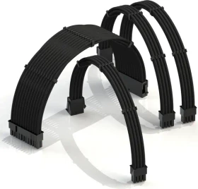 LinkUP PSU Cable Extension Kit, Schwarz (PWR-EXTMOD-BK50)