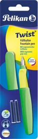 Pelikan Twist neongelb, rechte Hand/linke Hand, mittel, Blister