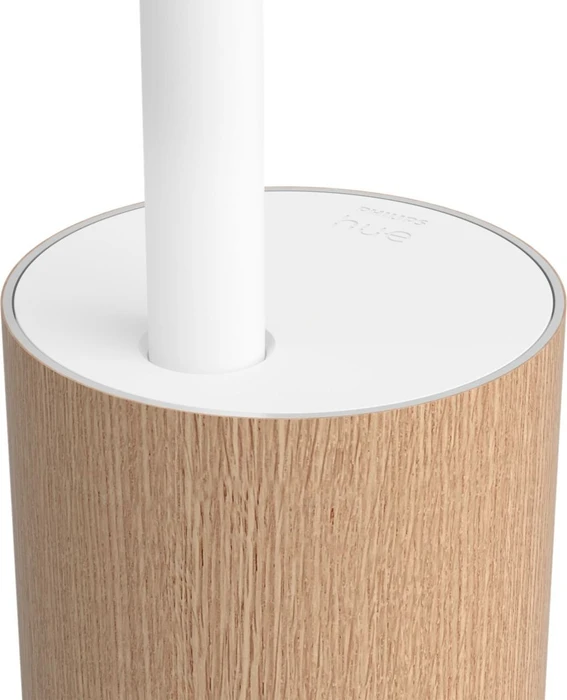 Philips Hue White and Color Ambiance Gradient Signe Floor LED Stehleuchte oak