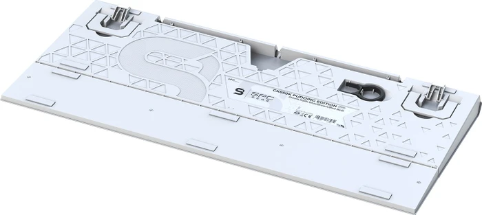 Endorfy SilentiumPC SPC Gear GK650K Omnis, LEDs RGB, Onyx White Pudding Edition, Kailh BLUE, USB, US
