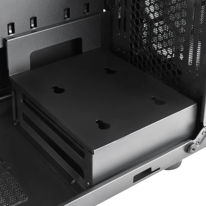 SilverStone Precision PS15, schwarz, Glasfenster