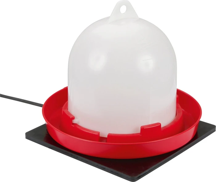 Kerbl Gummiheizplatte für Kleintiere und Geflügel, 18W, schwarz