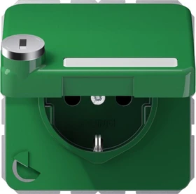 Jung Serie CD SCHUKO Steckdose 16A 250V, grün