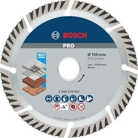 Bosch Professional Standard for Universal Diamanttrennscheibe, 150x2.4x22.23mm, 1 Stück
