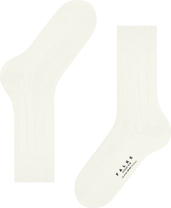 Falke Lhasa Rib Socken off-white (Herren)