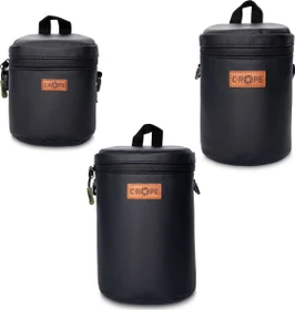 C-Rope Premium Objektivtasche mit Fleece-Fütterung 3er Set S+M+L