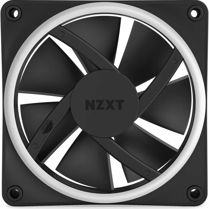 NZXT F Series F120 RGB DUO, Matte Black, schwarz, LED-Steuerung, 120mm, 3er-Pack