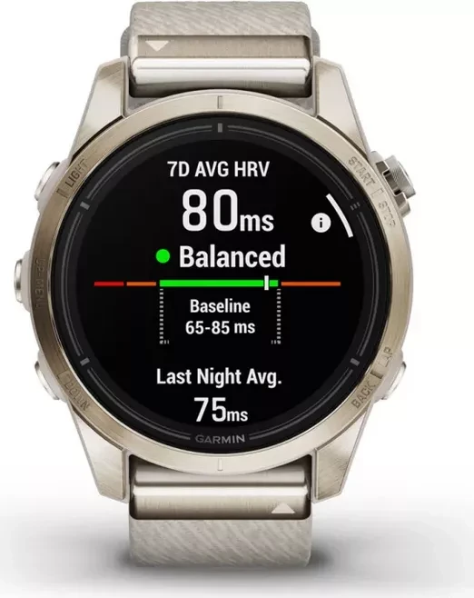 Garmin epix 2S Pro Sapphire cream heather/soft gold