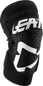 Leatt Knee Guard 3DF 5.0 Zip Protektor weiß/schwarz