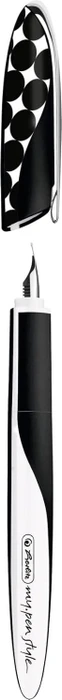 Herlitz my.pen style just black, rechte Hand/linke Hand, mittel, Folienbox