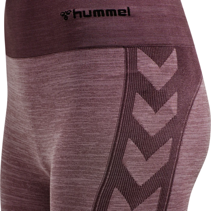 hummel CLEA Seamless Tight Hose lang fudge/woodrose melange (Damen)