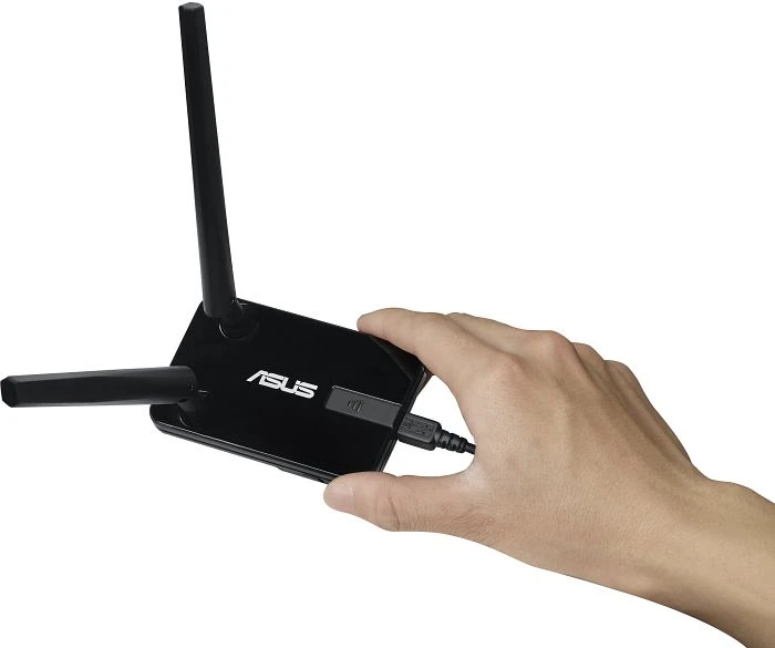 ASUS USB-N14, 2.4GHz WLAN, USB 2.0 Micro-B [Buchse]