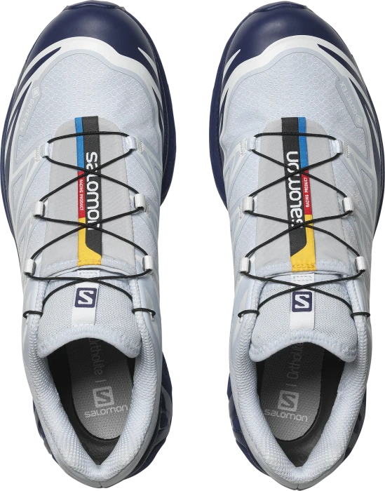 Salomon XT-6 GTX blue print/heather/white