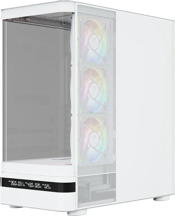Modecom Volcano AQ200 ARGB White, Glasfenster