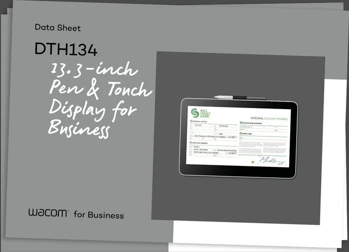 Wacom DTH134 Signature Display 13 pen & touch