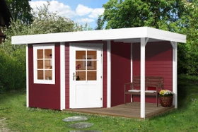 Weka 213 A+ 456x298cm Gartenhaus schwedenrot