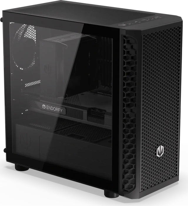 Endorfy Signum M30 Air Black, Glasfenster