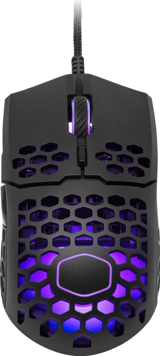 Cooler Master MasterMouse MM711 RGB Gaming Maus schwarz matt, USB