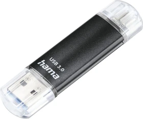 Hama FlashPen Laeta Twin 128GB, USB-A + USB Micro-B, USB 3.2 Gen 1×1, USB 2.0