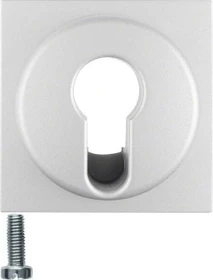 Berker S.1/B.3/B.7 Zentralstück für Schlüsselschalter/-taster, alu matt