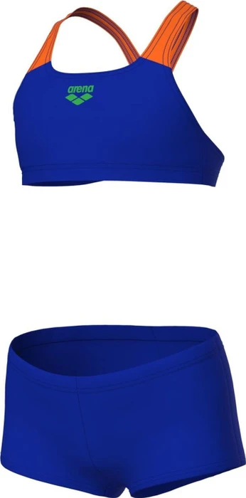 Arena Sport Einfarbig Bikini-Set neon blue/orange (Junior)