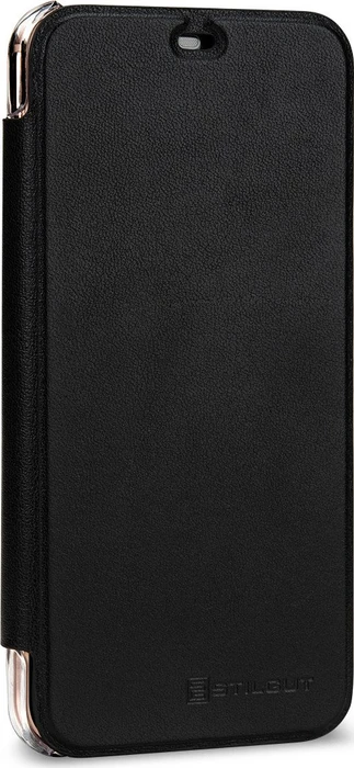 Stilgut Book Type NFC/RFID Blocking Cover für Huawei P20 Lite schwarz
