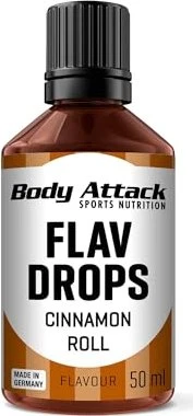 Body Attack Flav Drops Cinnamon Roll 50ml