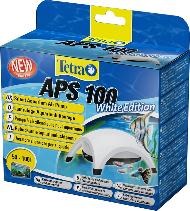 Tetra APS 100 Aquarien-Luftpumpe, weiß