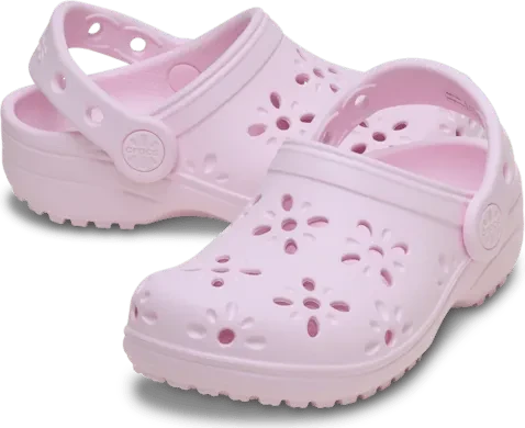 Crocs Classic Floral Cut-Out pink milk (Junior)