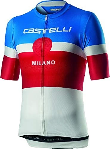 Castelli Milano Trikot kurzarm weiß (Herren)