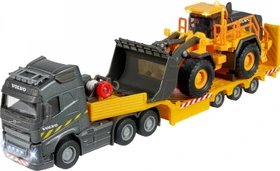Majorette Volvo Truck FH-16 mit Auflieger und Radlader