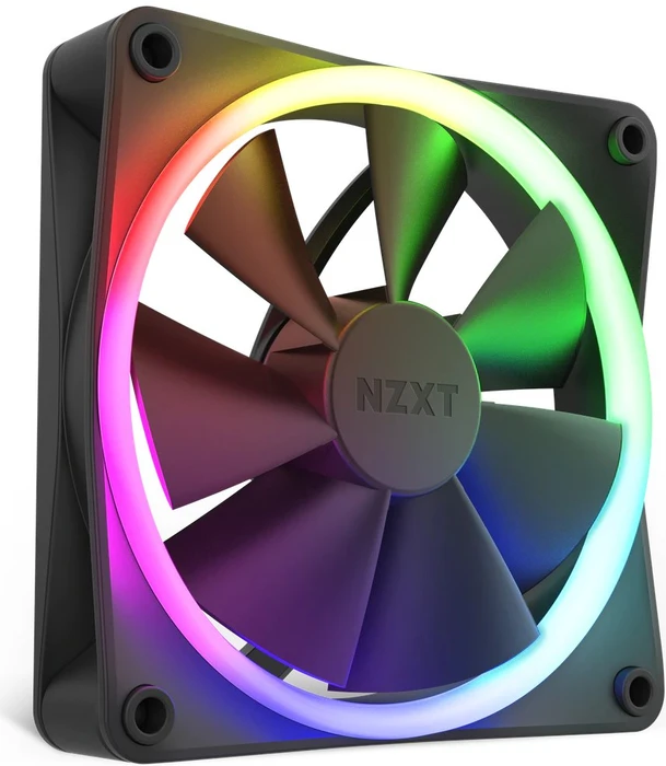 NZXT F Series F120 RGB, Matte Black, schwarz, 120mm