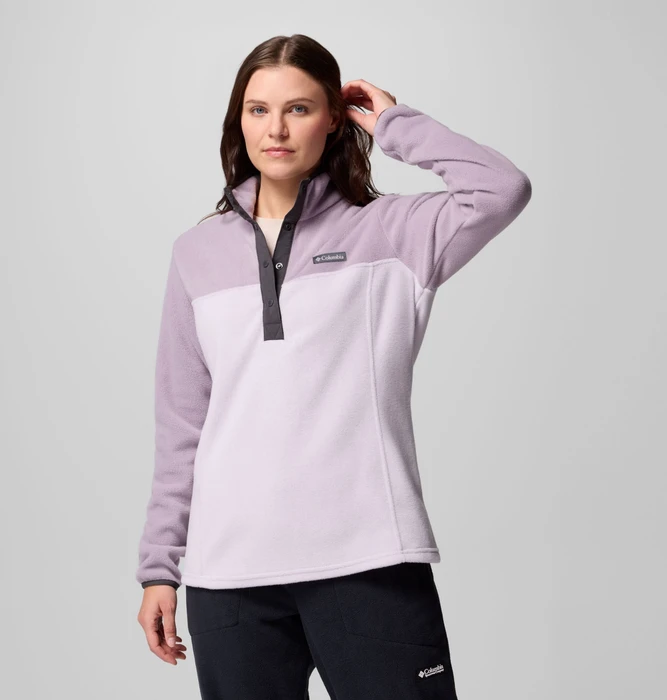 Columbia Benton Springs Half Snap Fleece Pullover lavender pearl/shale purple/shark (Damen)