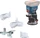 Bosch Professional GKF 18V-8 Akku-Kantenfräse solo (06016C2000)