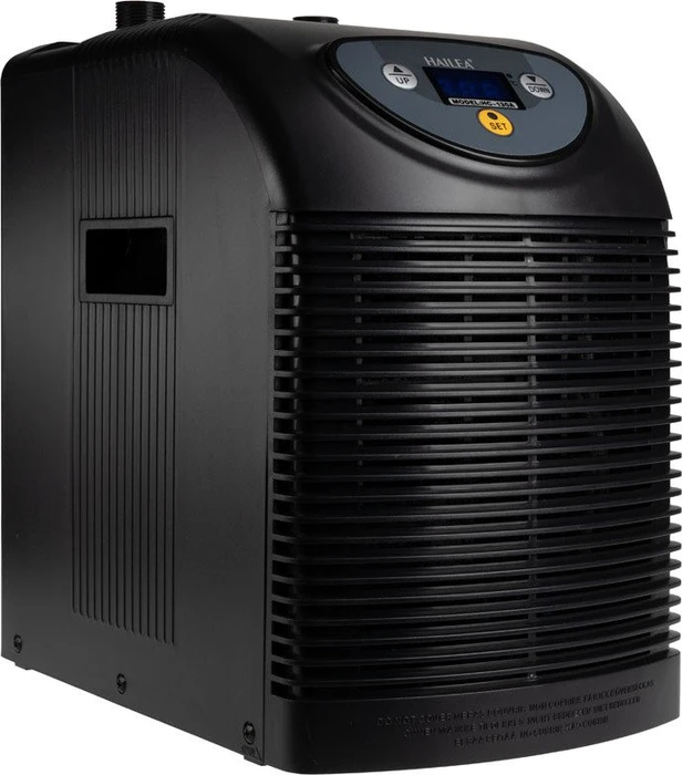 Hailea HC Series 130A Aquarienkühler, Durchlaufkühler mit Kompressor, 50-, schwarz