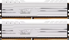 ADATA XPG Gammix D10 weiß UDIMM 16GB Kit, DDR4-3200, CL16-20-20